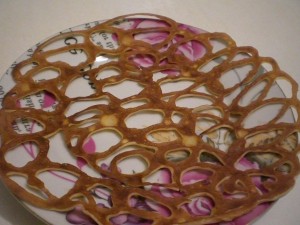 Кружевной блинчик на молоке