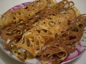 Кружевные блинчики на молоке