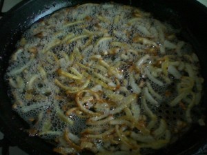 Обжаренный лук