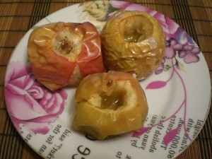 Вкусные печеные яблоки с медом 